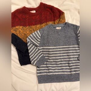 Cat & Jack Toddler Knit Sweater bundle 3T